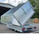 Humbaur 3 Seiten Kipper 314x175x35cm inkl.70 Blechaufsatz 3000KG HTK3000.31 E Pumpe & Hand
